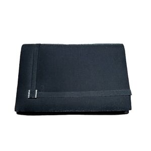 Vintage 80's Black Clutch with Rhinestones Formal Party Bridal